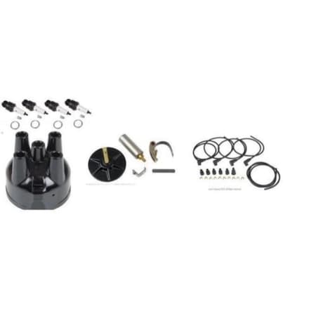 Aic Replacement Parts Complete Tune Up Kit Fits IH Fits FARMALL A B C H M Tractors with H4 Magneto Sys ELI80-0188COMPLETETUNEUP